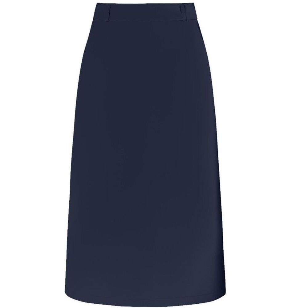 INSPIRE CHIC -  Women's High Waist Split Back Work Mi Blue